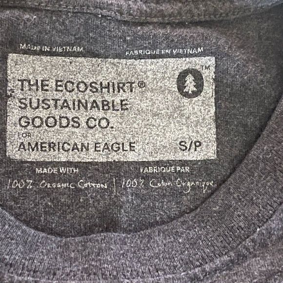 🌟HIST PIC🌟 The ecoshirt sustainable goods co American Eagle - Picture 4 of 4